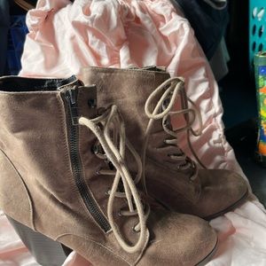 Dolce by MojoMoxy Brown Heeled Boots